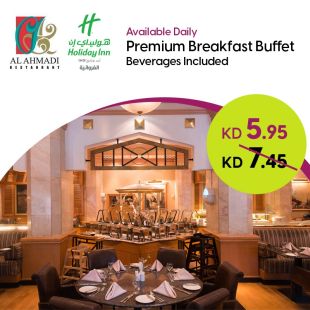 Enjoy Daily Breakfast Buffet at Al Ahmadi Restaurant - Crowne Plaza Hotel