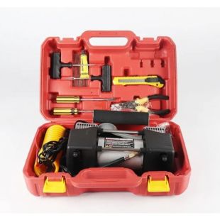 Air Compressor Camel 2 Cylinder With Plastic Tool Box Kit