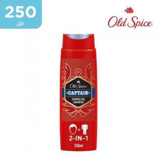 جل استحمام وشامبو كابتن للرجال 250 مل من Old Spice