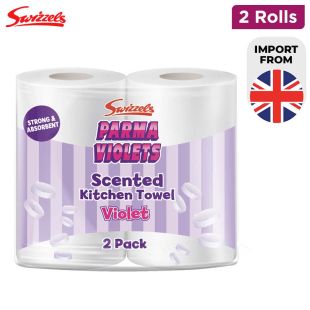 Swizzels Parma Violets Scented Kitchen Towel Violet 2 Roll