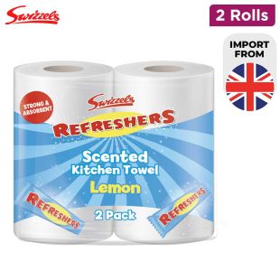 Swizzels Refreshers Scented Kitchen Towel Lemon 2 Roll