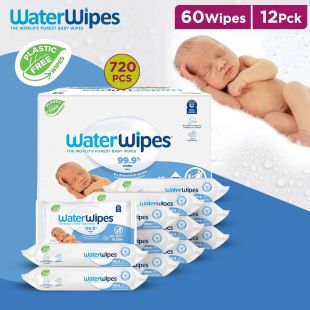 Sensitive Baby Wipes 12 x 60 Sheet by Water Wipes
