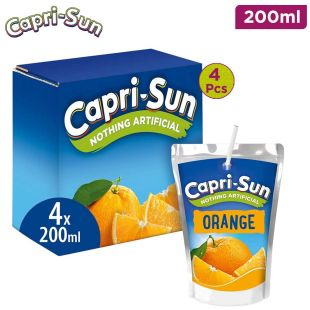 كابري صن - مشروب برتقال 4 × 200 مل