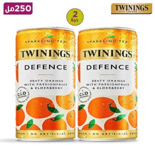 شاي تويننجز الفوار للدفاع 2 × 250 مل