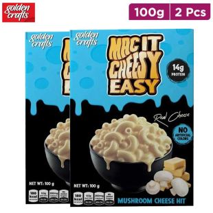 Golden Crafts Mac It Cheesy Easy Cheese MushRoom Cheese Hit 100g x 2