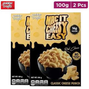 Golden Crafts Mac It Cheesy Easy Cheese Class Ic Cheese Punch 100g x 2