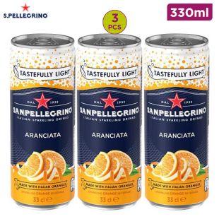 San Pellegrino Can Aranciata 3 x 330 ml