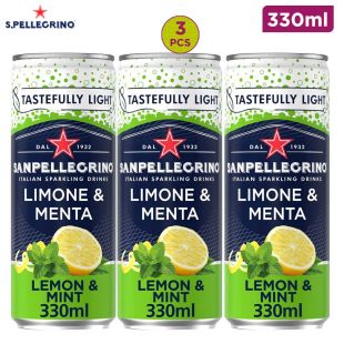San Pellegrino Limone & Menta 3 x 330ml