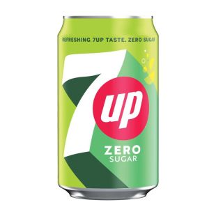 7up Sugar Free 330ml cans x 4