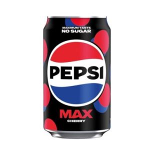 Pepsi Max Cherry 330ml cans x 4