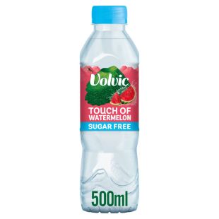 Volvic Touch of Fruit Sugar Free Watermelon Natural Flavoured Water 500m x 4