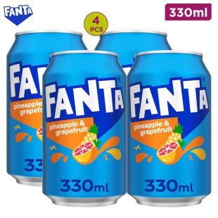 Fanta Pineapple And Grapefruit 300ml x 4