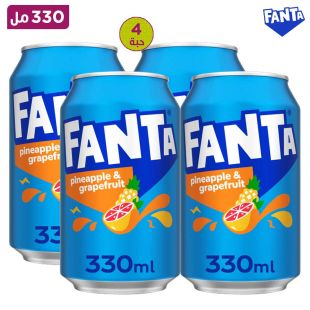 مشروب فانتا أناناس وجريب فروت 300 مل × 4