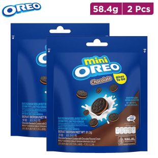 OREO MINI POUCH CHOCOLATE 58.4g x 2 