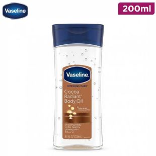 Vaseline Intensive care Cocoa Radiant 100% Pure Cocoa Butter Body Oil 200 ml