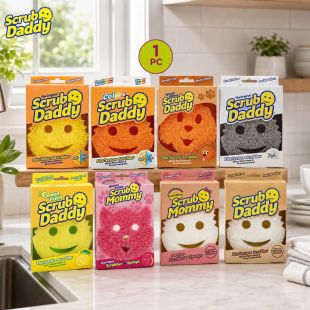 Scrub Daddy & Mommy Cleaning Sponge – 1 Pc – Choose Your Design