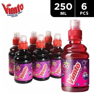 Vimto Fruit-Flavored Drink in Plastic Bottle (6 x 250 ml)
