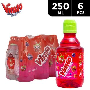Vimto Strawberry Drink Pet Bottle 250 ml x 6