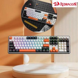 كيبورد ألعاب ميكانيكي بثلاثة أوضاع اتصال وإضاءة من Redragon