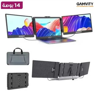 شاشة إضافية للابتوب S2 مقاس 14 بوصة بدقة Full HD من Gamvity