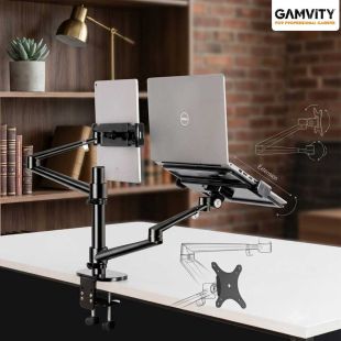 ستاند مكتبي قابل للتعديل لشاشة ولابتوب وتابلت من Gamvity