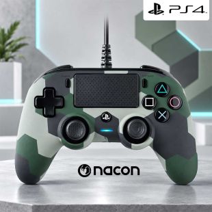 وحدة تحكم سلكية مدمجة لجهاز PS4 من Nacon
