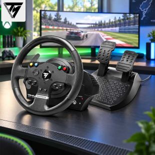 TMX Force Feedback Racing Wheel 900° Rotation Metal Paddle Shifters with 2-Pedal Set for Xbox & PC by Thrustmaster