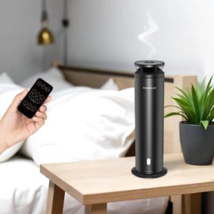 فواحة عطر بدون ماء سعة 120 مل بقوة 10 واط مع تحكم عبر Wi-Fi - أسود من Powerology
