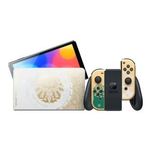 جهاز Nintendo Switch OLED إصدار Zelda بشاشة 7 بوصات سعة 64 جيجابايت
