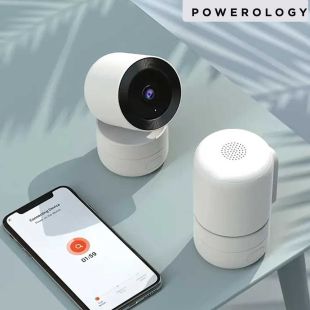 كاميرا داخلية ذكية PTZ بدقة 4 ميجابكسل من Powerology