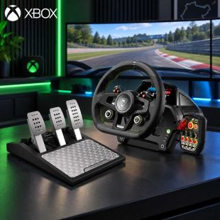 Racing Wheel and Pedal System with 7.2Nm Force Feedback for Xbox and PC by Turtle Beach