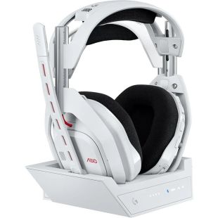 سماعة ألعاب Astro A50 لاسلكية مع قاعدة شحن من Logitech