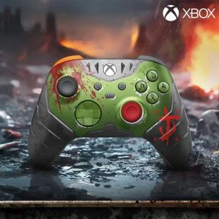 وحدة تحكم لاسلكية Xbox إصدار DOOM The Dark Ages المحدود مع بلوتوث من XBOX