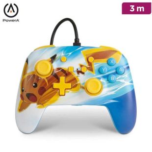 Pikachu Charge Wired Controller for Nintendo Switch by PowerA