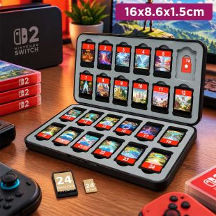 Nintendo Switch 2 Game Card Storage Case 24 Cards