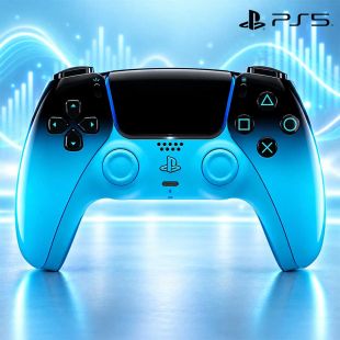 وحدة تحكم لاسلكية DualSense لجهاز PS5 - Rhythm Blue من Sony
