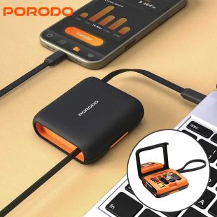 Porodo Multifunctional Travel Data Cable Set