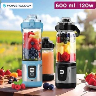 600mL 120W Portable Blender with Dual Blades by Powerology