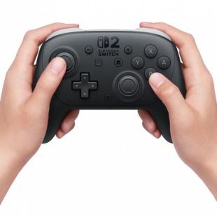 وحدة تحكم Pro لجهاز Switch 2 مع GameChat وHD Rumble 2 من Nintendo