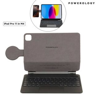 غطاء حماية مع لوحة مفاتيح لاسلكية Dynaboard لجهاز iPad Pro 11 بوصة إصدار M4 من Powerology