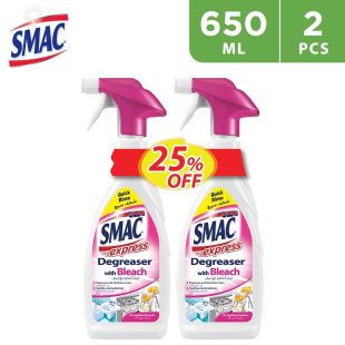 سماك - مزيل الشحوم سماك اكسبريس بالمبيض - 2 &times; 650 مل