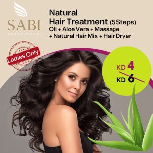 5-Step Natural Hair Treatment + Air Dry at Sabi Spa Salon
