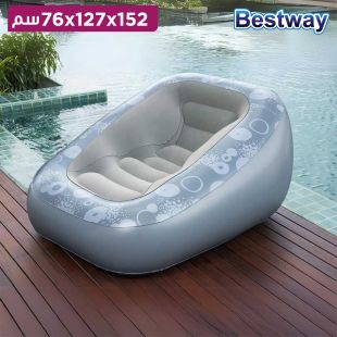 كرسي استرخاء Combi Cube قابل للنفخ 152 × 127 × 76 سم من Bestway