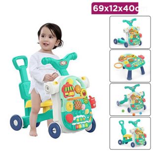 4 in 1 Baby Multifunction Walker Green