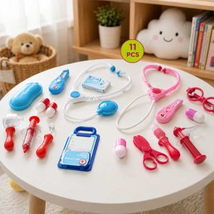 Children's Medical Kit 11 Piece Pretend Play Doctor Set
