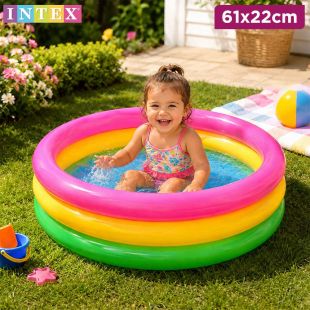 Intex Inflatable Paddling Pool 61 x 22 cm for Kids