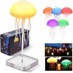 مصباح إضاءة ليلي LED على شكل قنديل البحر
