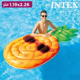 عوامة شكل أناناس عائمة قابلة للنفخ 2.26 × 1.19 متر من INTEX