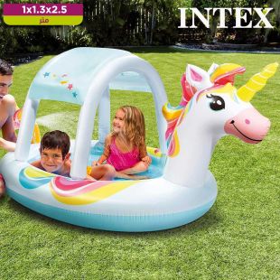 مسبح رذاذ يونيكورن 2.5 × 1.3 × 1 متر من INTEX