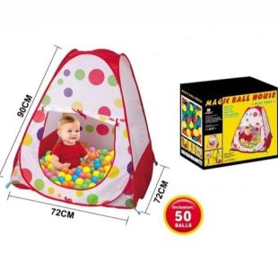 خيمة أطفال قابلة للطي مع 50 كرة